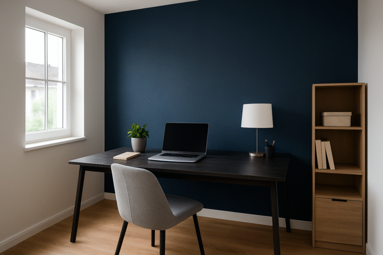 Mutiges Dunkelblau für mehr Fokus